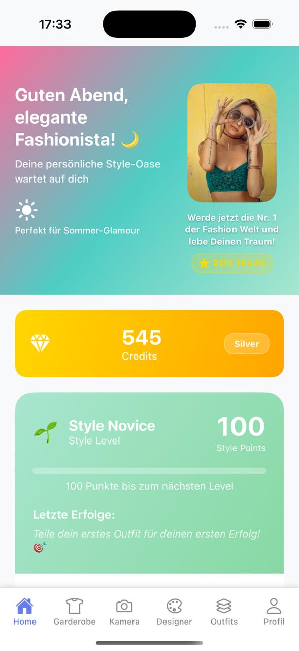 OutfitCrush App – Home