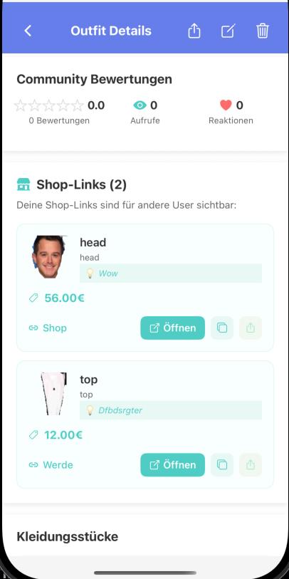 Garderobe Screenshot